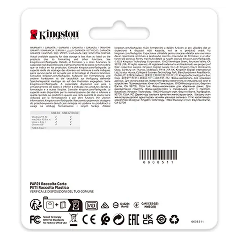 USB-накопитель Kingston 3.2 G3 DTSE9G3/256GB Metal - фото 8