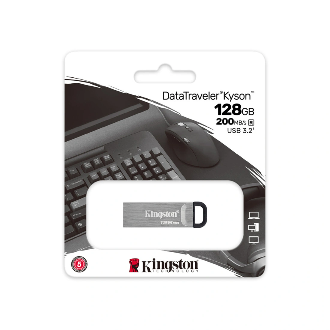 USB-накопитель Kingston DTKN/128GB - фото 6