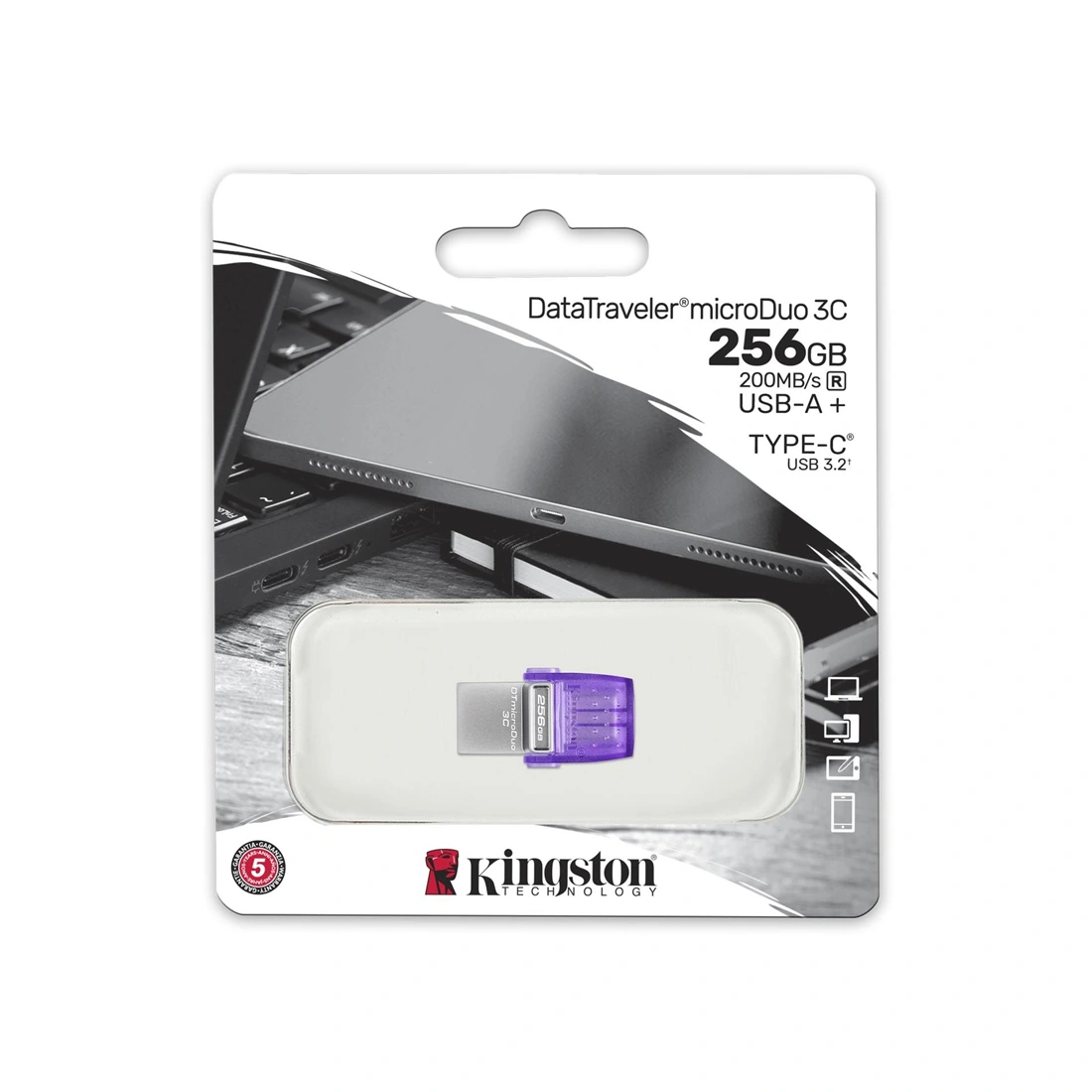 USB-накопитель Kingston DTDUO3CG3/256GB - фото 6