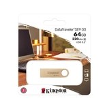 USB-накопитель Kingston DataTraveler SE9 G3 DTSE9G3/64GB 64GB Золотистый DTSE9G3/64GB - фото 6