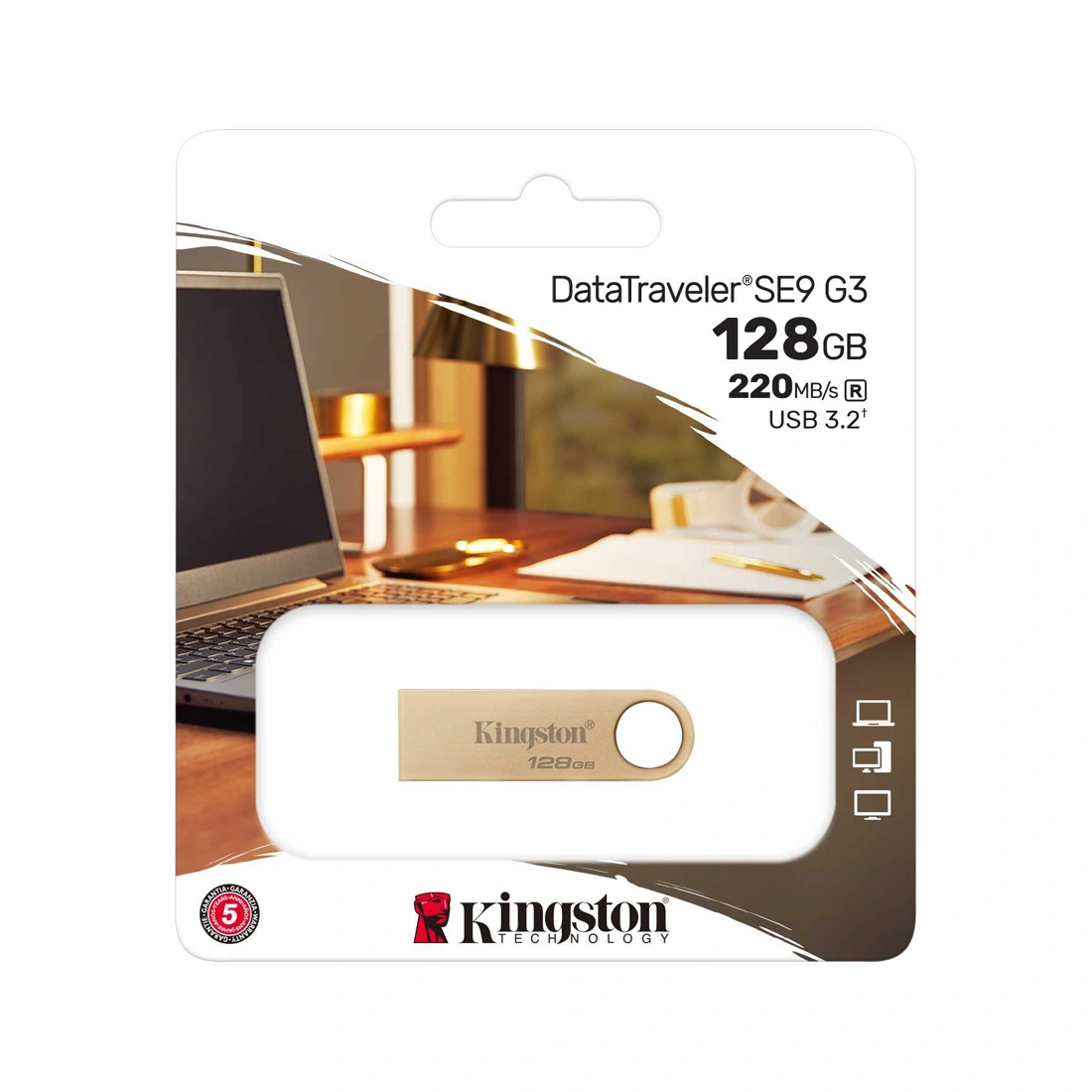 USB-накопитель Kingston DTSE9G3/128GB - фото 6