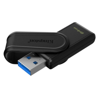 USB-накопитель Kingston DTXS/64GB 3.2 Black - фото 3