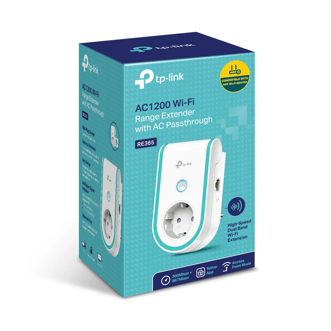 Усилитель Wi-Fi сигнала TP-Link RE365  - фото 3