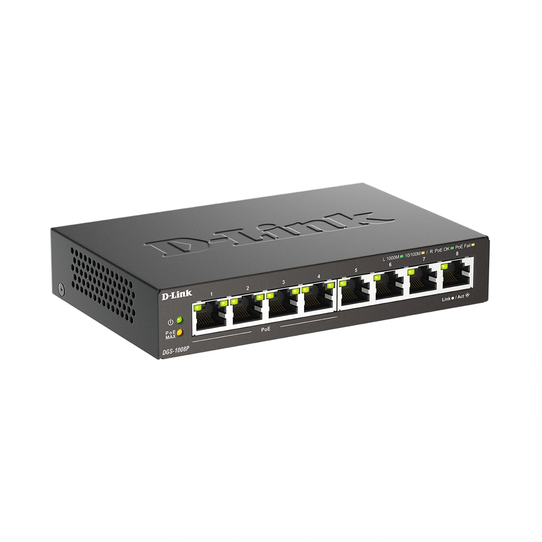 Коммутатор D-Link DGS-1008P/F3A DGS-1008P/F3A - фото 3
