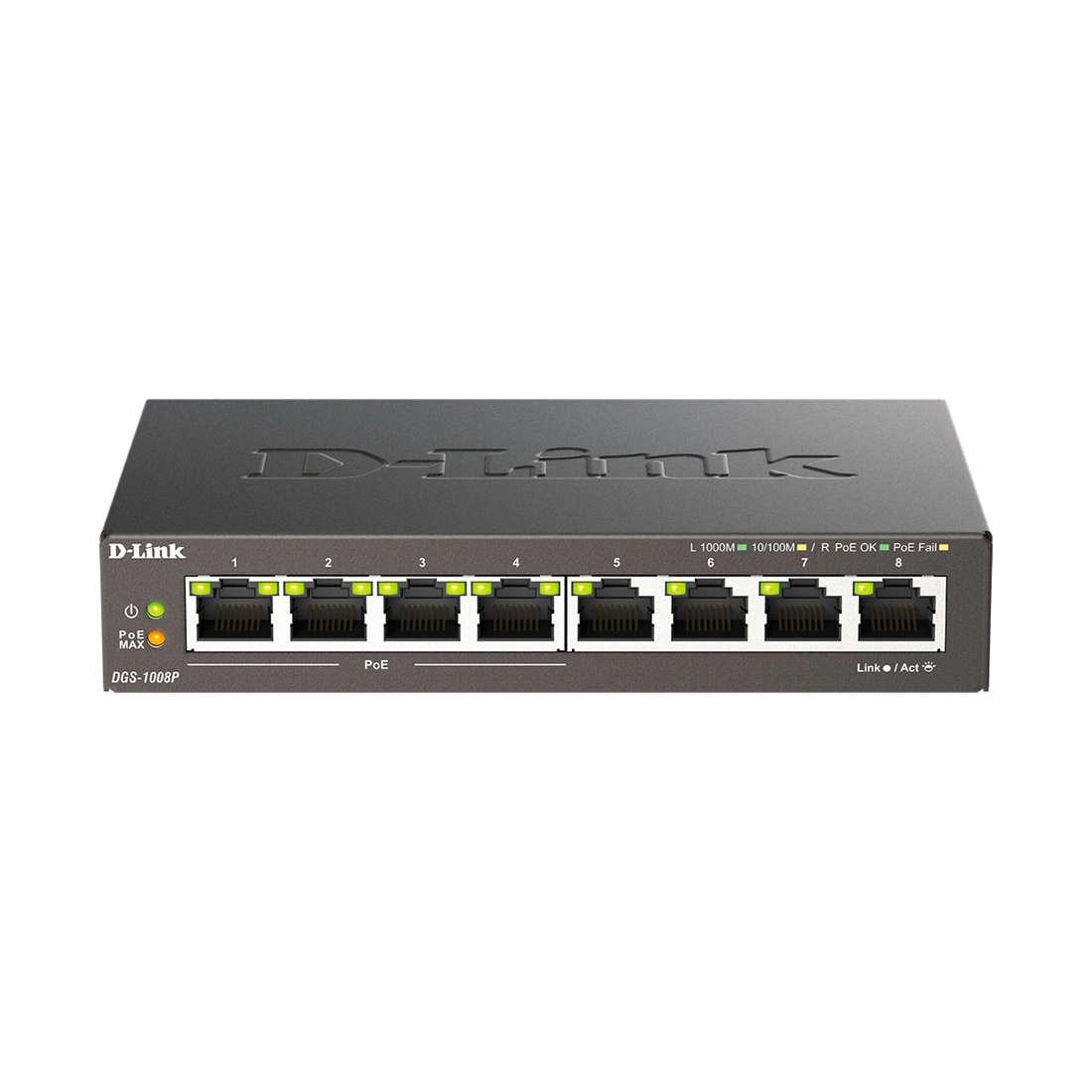 Коммутатор D-Link DGS-1008P/F3A DGS-1008P/F3A - фото 2
