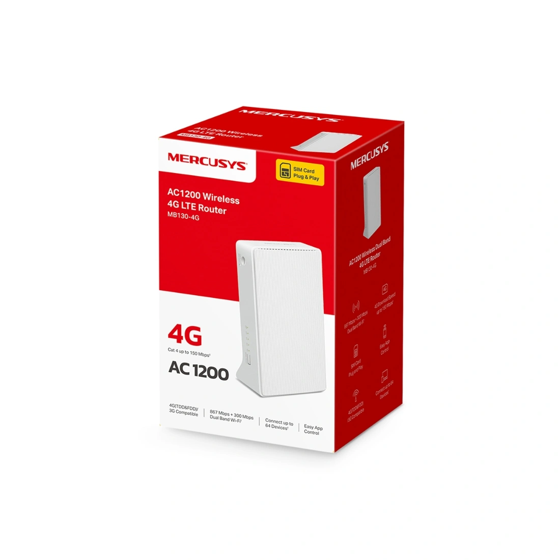 Маршрутизатор Mercusys MB130-4G MB130-4G - фото 6