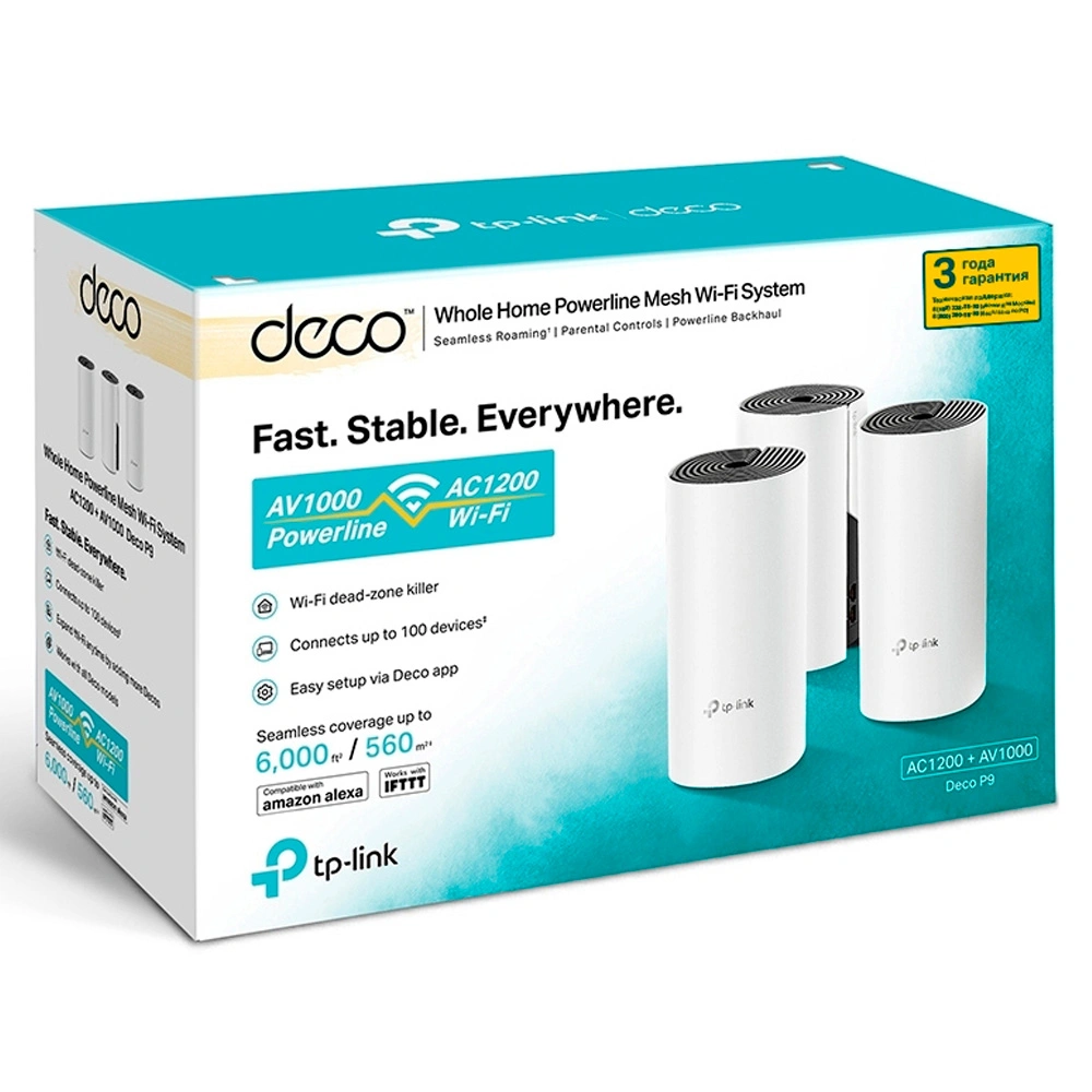 Mesh-система Wi-Fi Tp-Link Deco P9(3-pack)  - фото 2