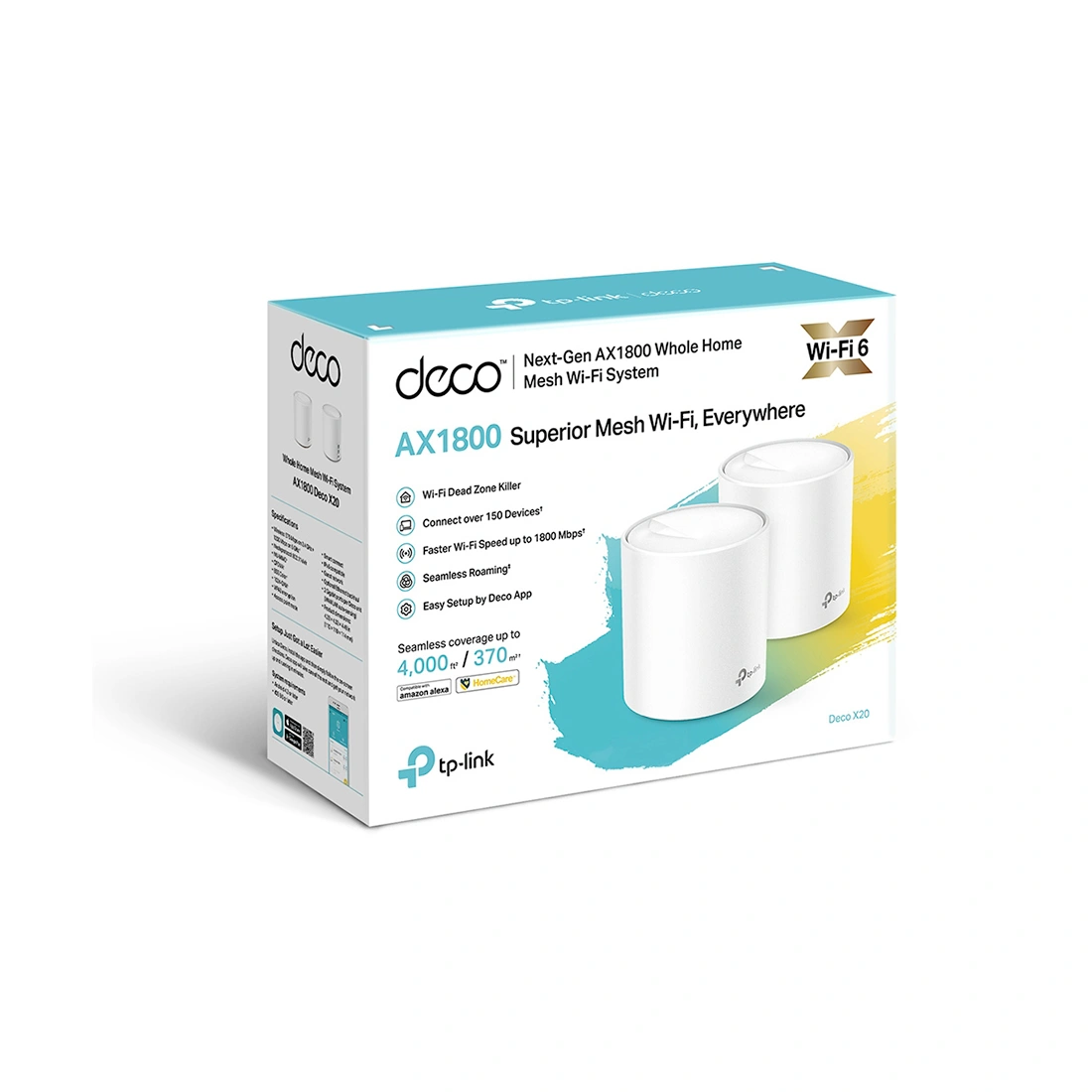 Беспроводная MESH-система Wi-Fi TP-Link Deco X20 (2-pack) Deco X20 - фото 5