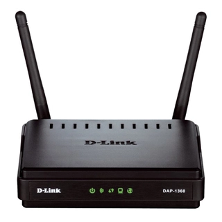 Точка доступа D-Link DAP-1360/B/D1B черная