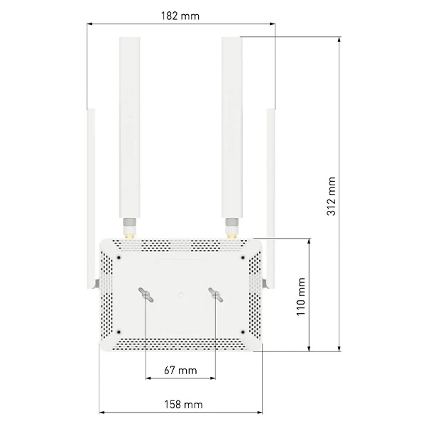 Keenetic сымсыз маршрутизаторы Explorer 4G KN-4910 Wi-Fi 5 - фото 9