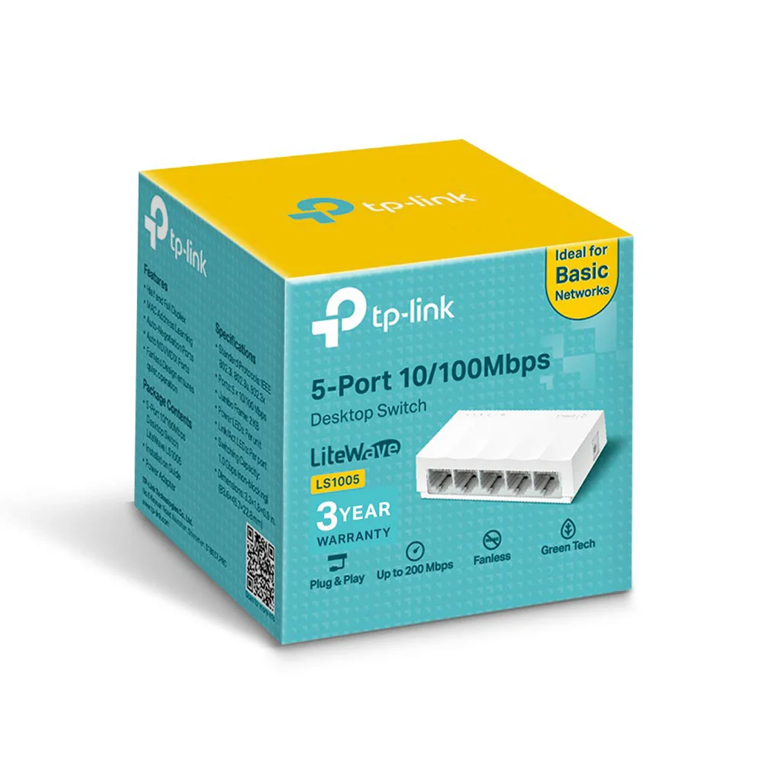 Коммутатор TP-Link LS1005 LS1005 - фото 5