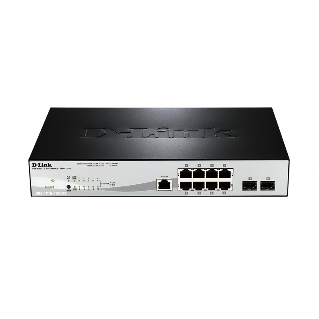 Коммутатор D-Link DGS-1210-10P/ME/A1A  - фото 2