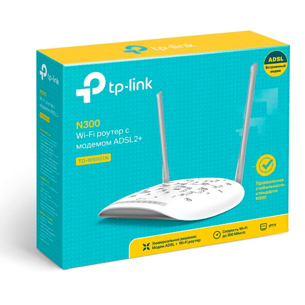 Модем TP-Link TD-W8961N ADSL2+ - фото 4