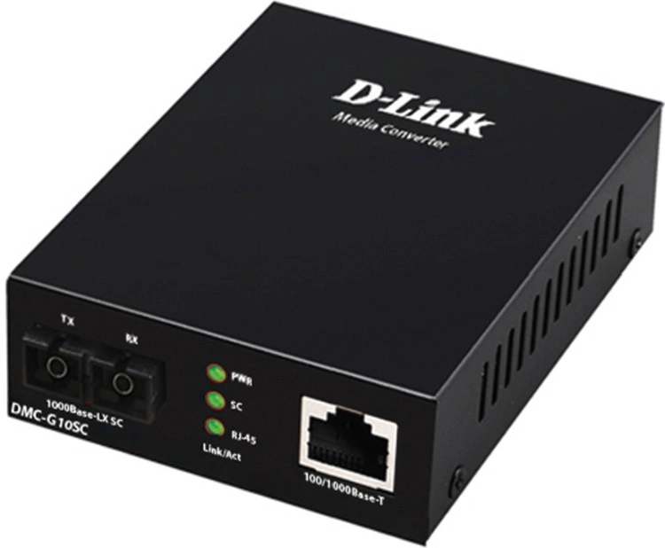 Медиаконвертер D-link DMC-G10SC/A1A черный 
