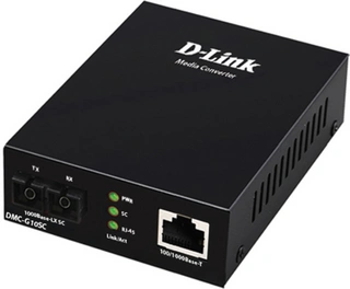 Медиаконвертер D-link DMC-G10SC/A1A черный 