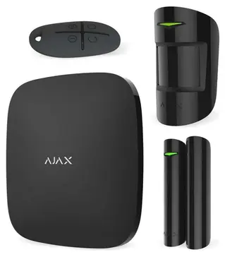 Комплект сигнализации Ajax Starter HubKit, Black (Hub + Motion + Door + Space) 