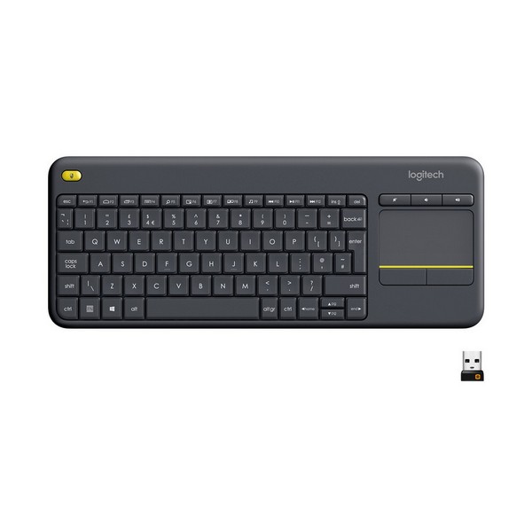 Logitech сымсыз пернетақта K400 Plus Touch Keyboard (920-007147)