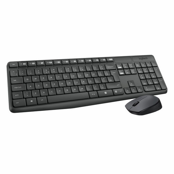 Комплект беспроводной Клавиатура + Мышь Logitech MK235