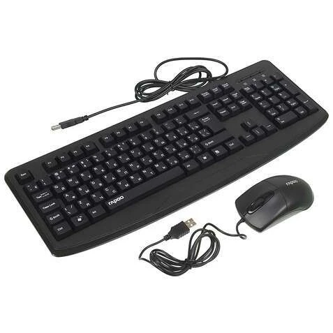 Rapoo жиынтығы NX1720 (Пернетақта + тінтуір) - фото 3