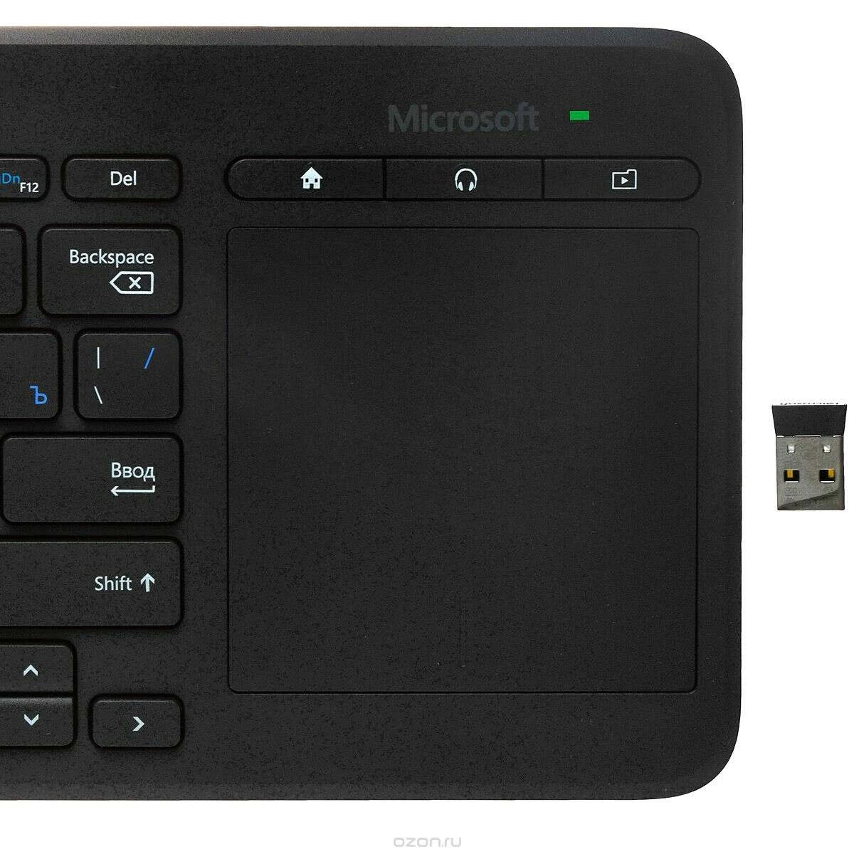 Клавиатура Microsoft All-in-One Media Keyboard N9Z-00018 - фото 2