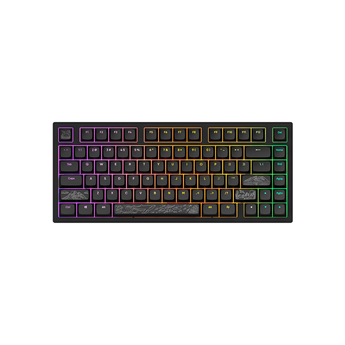 Клавиатура Dark Project ALU81A Terra Nostra Black 