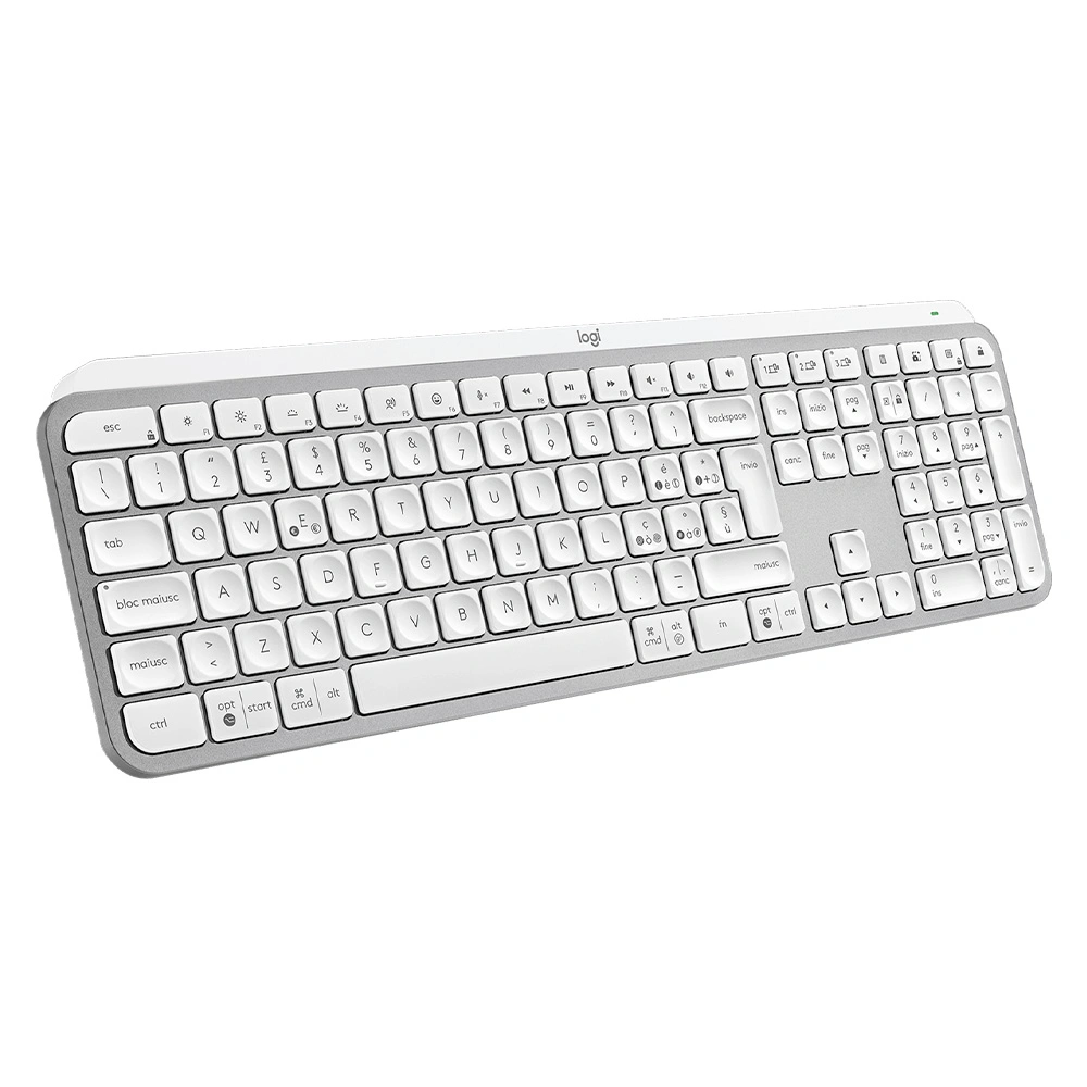 Клавиатура беспроводная Logitech MX Keys S Pale Grey (920-011588) - фото 3