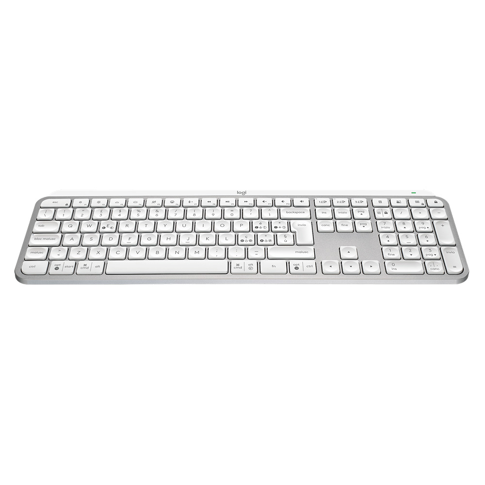 Logitech сымсыз пернетақтасы MX Keys S Pale Grey (920-011588) - фото 2