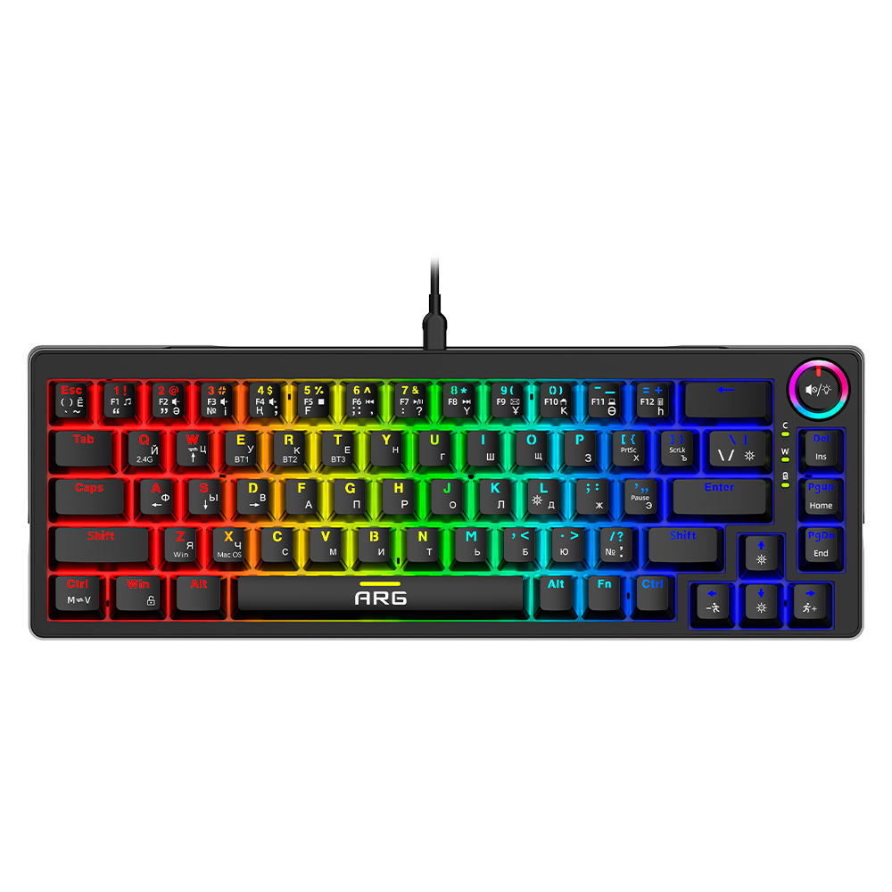 Клавиатура игровая беспроводная ARG KG2W pro