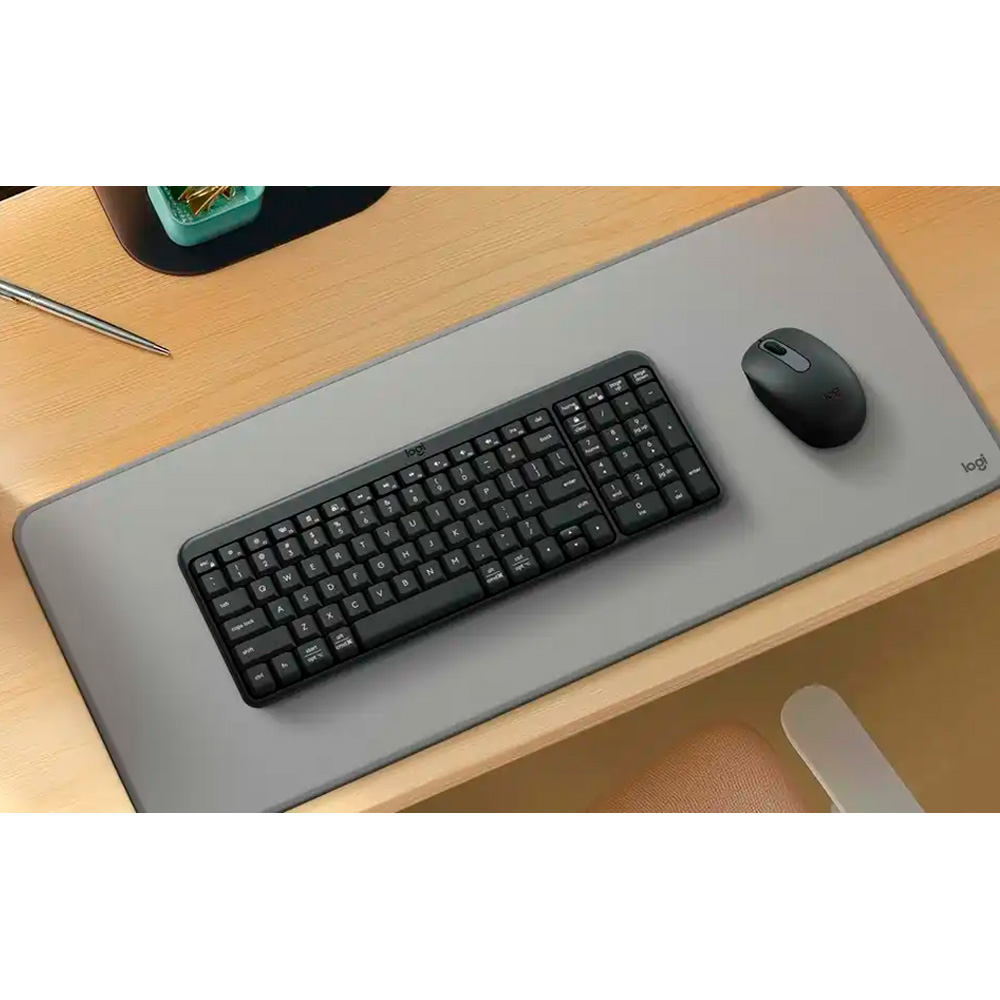 Logitech сымсыз пернетақта + тінтуір жинағы MK250 (920-013853) - фото 3