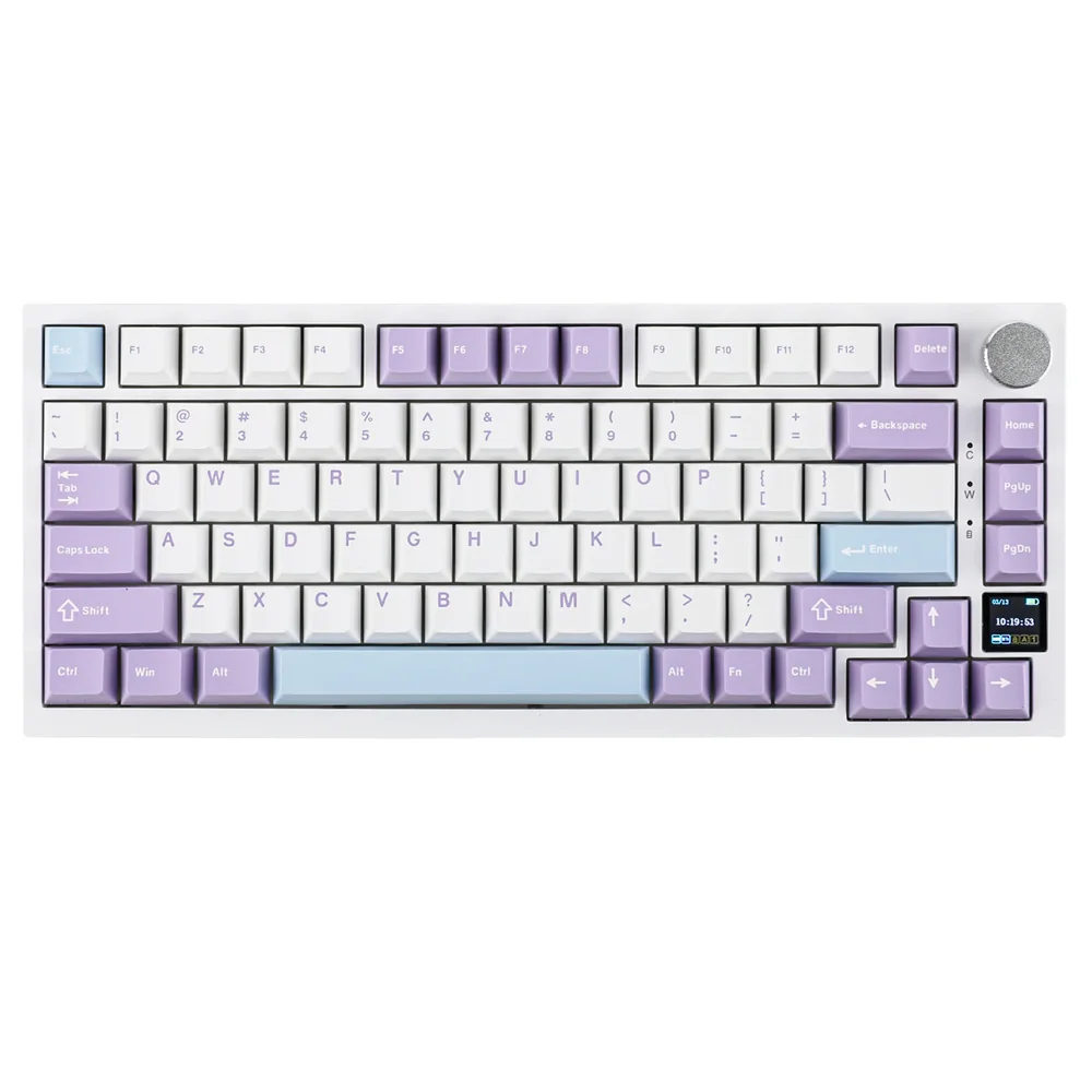 Игровая клавиатура Ajazz Purple-White AK820PRO Flying fish RGB