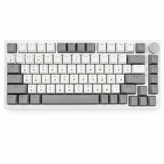Игровая клавиатура Ajazz Grey-White AK820 red axis - фото 2