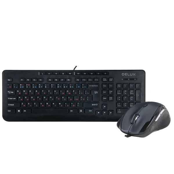 Delux жиынтығы DLD-6220OUB Пернетақта + тінтуір - фото 3