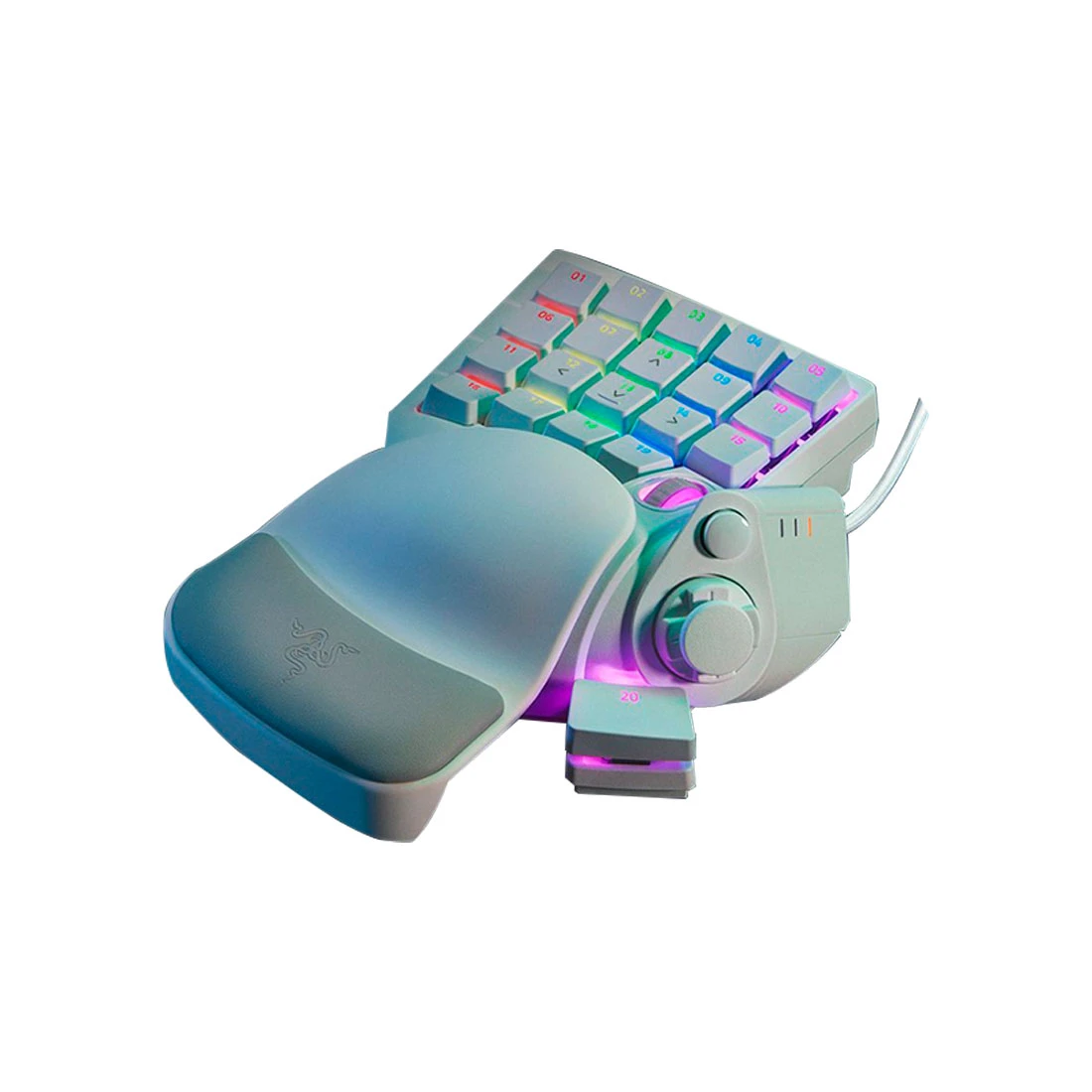 Мини клавиатура - кейпад Razer Tartarus Pro - Mercury White 