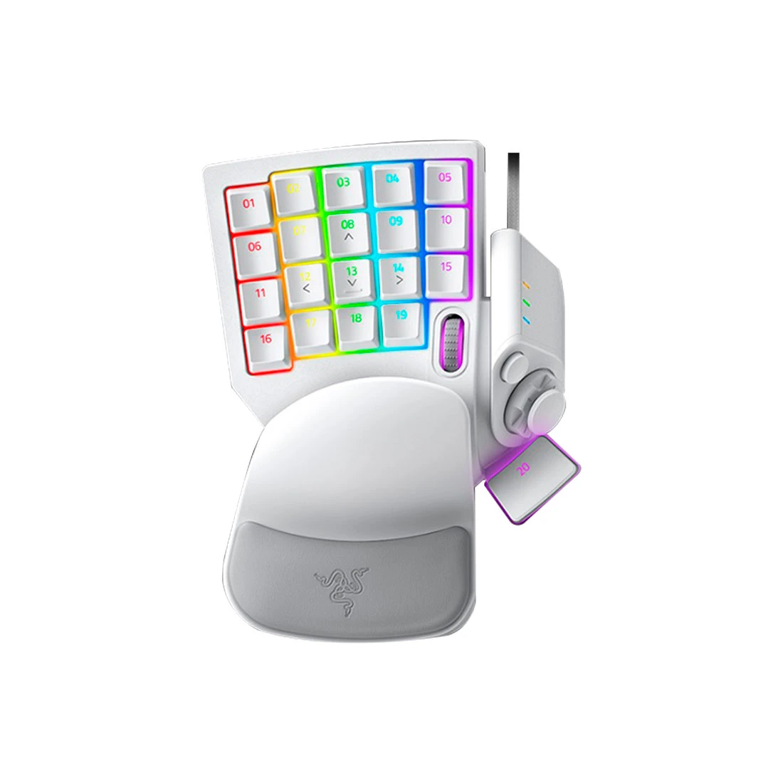 Мини клавиатура - кейпад Razer Tartarus Pro - Mercury White  - фото 2