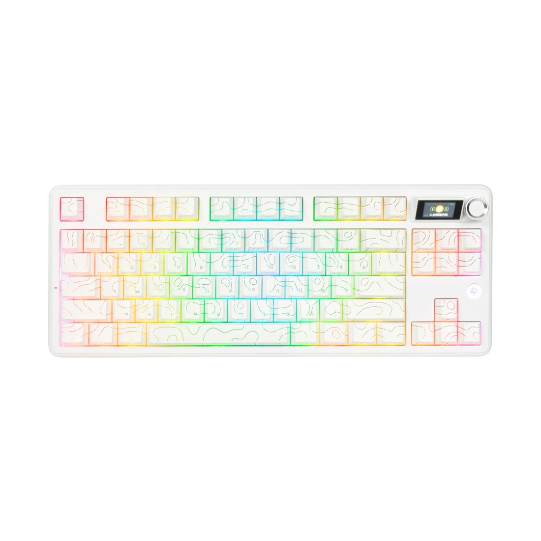 Клавиатура Ajazz AK870 v2 Murad Switch White  - фото 2