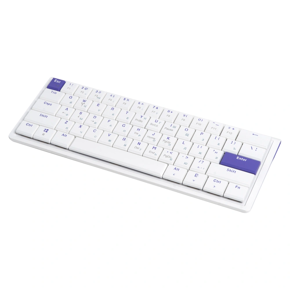 Клавиатура Ajazz NKL61 Low profile Switch White  - фото 2