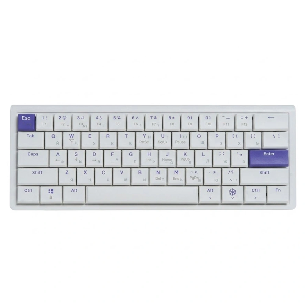 Клавиатура Ajazz NKL61 Low profile Switch White 