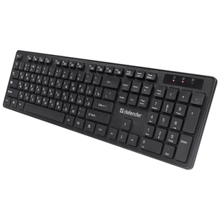 Комплект беспроводной клавиатура+мышь Defender Lima C-993 RU Black