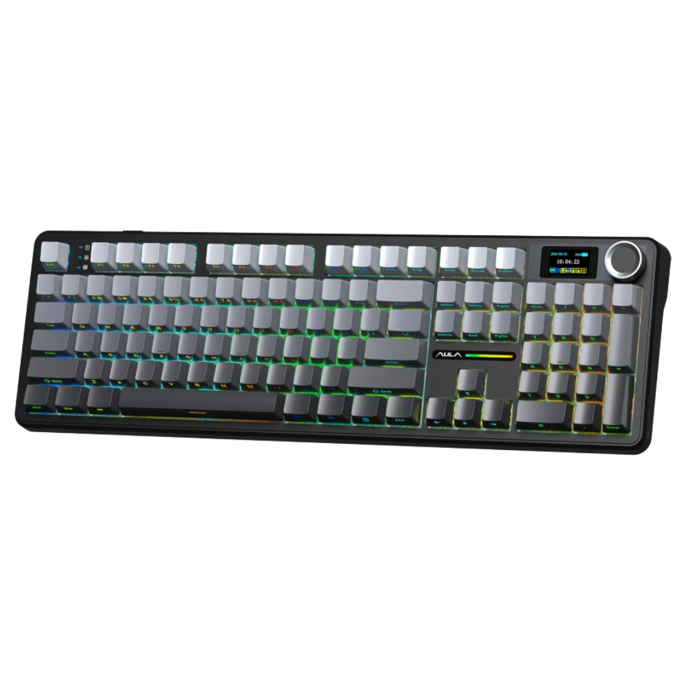 Игровая клавиатура AULA F108 Pro LEOBOG Raindrop Switch Black - фото 2