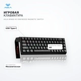 Игровая клавиатура AULA WIN68 HE Graywood Magnetic Switch - фото 7