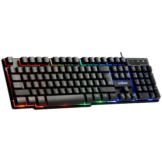 Клавиатура проводная Defender Mayhem GK-360DL RU, RGB подсветка, 19 Anti-Ghost - фото 3