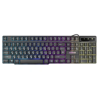 Клавиатура проводная Defender Mayhem GK-360DL RU, RGB подсветка, 19 Anti-Ghost