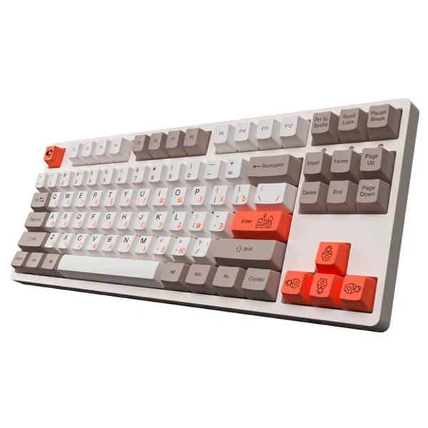 Клавиатура проводная Akko 3087 V2 Steam Engine Red Switch (Rus) - фото 2