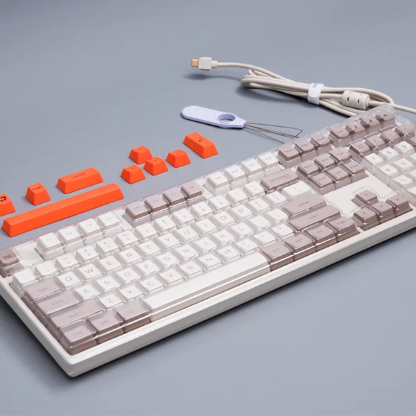 Клавиатура проводная Akko 3087 V2 Steam Engine Red Switch (Rus) - фото 7