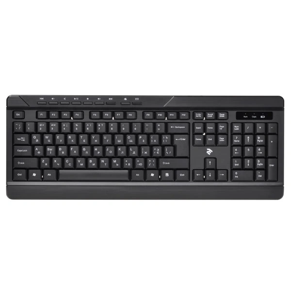 Клавиатура 2Е MK 410 WL black - фото 2