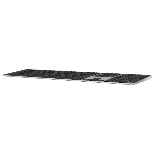 Клавиатура беспроводная Apple Magic Keyboard with Touch ID and Numeric Keypad Black Keys (MMMR3RS/A) - фото 4