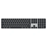 Клавиатура беспроводная Apple Magic Keyboard with Touch ID and Numeric Keypad Black Keys (MMMR3RS/A)