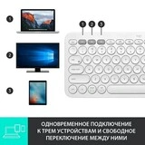 Клавиатура беспроводная Logitech K380 Multi-Device White - фото 11
