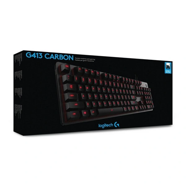 Клавиатура проводная Logitech G413 Mechanical Carbon - фото 3