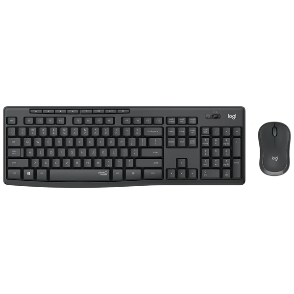 Комплект беспроводной клавиатуры Logitech MK295 Silent Wireless Combo Graphite